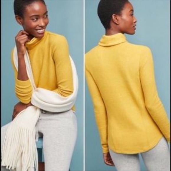 Anthropologie Sweaters - Anthropologie Saturday Sunday Brushed Fleece Turtleneck Long Sleeve S